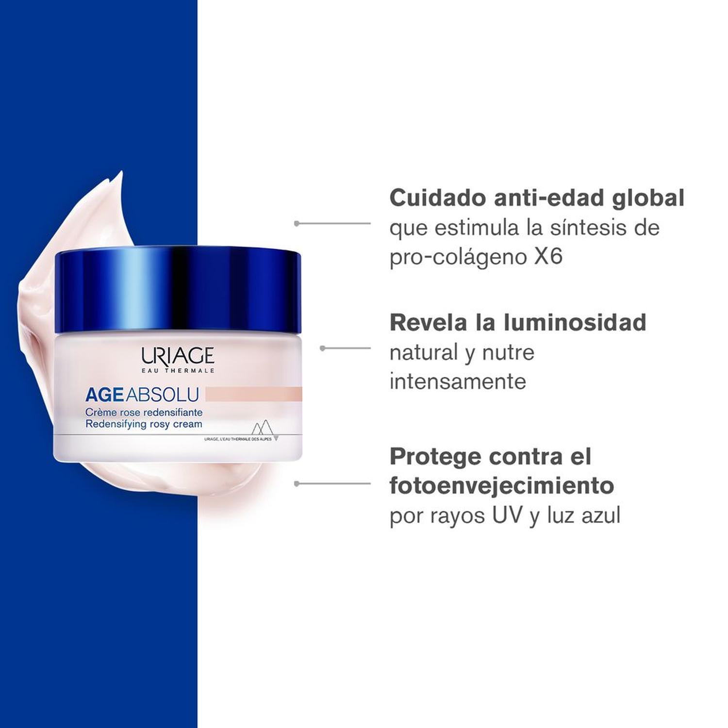 URIAGE AGE ABSOLU CREMA ROSE 50ML URIAGE AGE ABSOLU CREMA ROSE 50ML